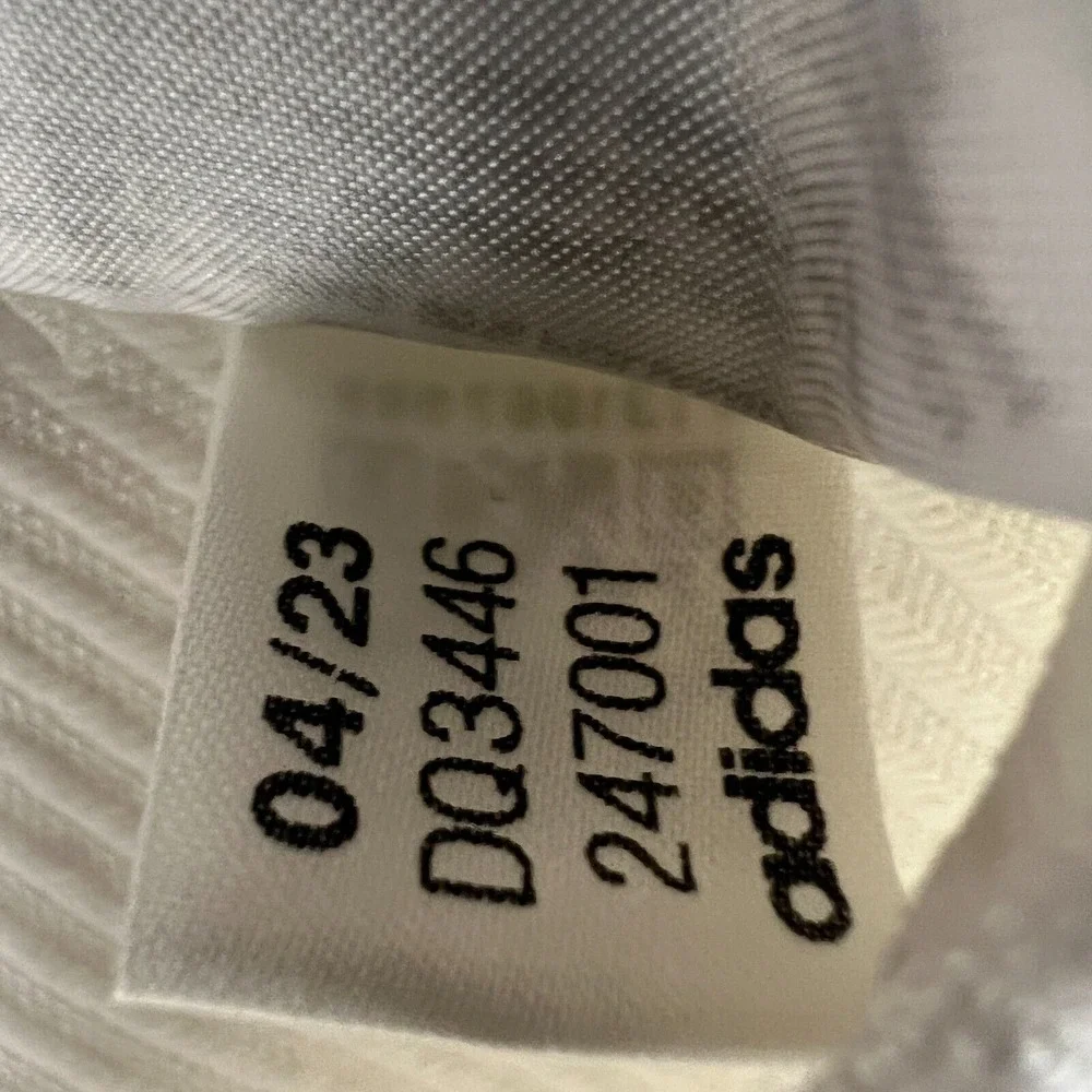 adidas Primeknit A1 Ghost‎ Football Jersey Mens Size 2XL White Black Logo DQ3446